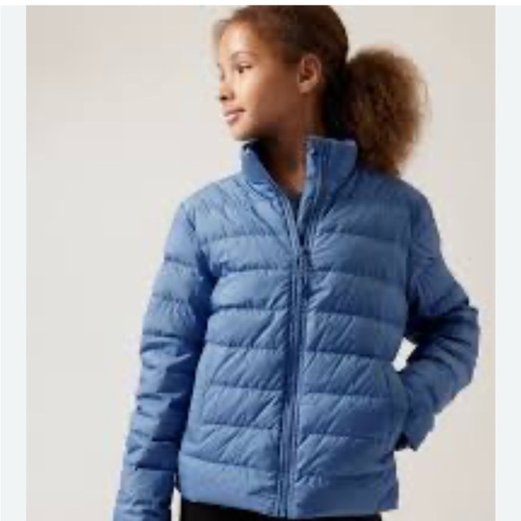 Athleta girl cool days down puffer jacket. EUC size 16 - Picture 5 of 5